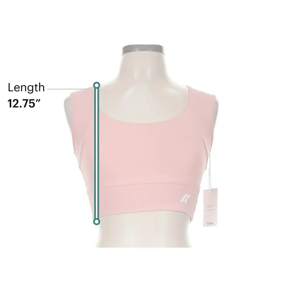 Forme Matching Activewear Set Pink Sports Bra/Yoga Pant High Rise Leggings M NWT